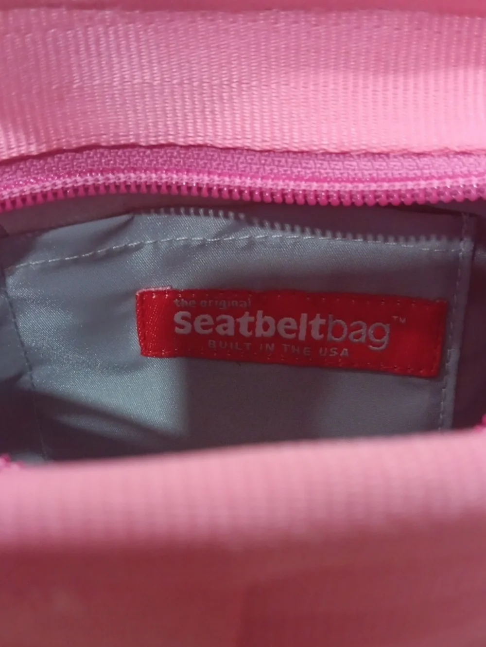 Harveys Pink Seatbelt Makeup Bag